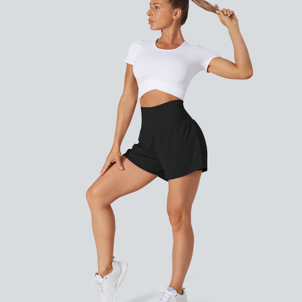 High Waisted Active Shorts - Picture 5 of 9